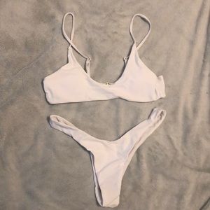 NWOT | Bikini | High leg | White